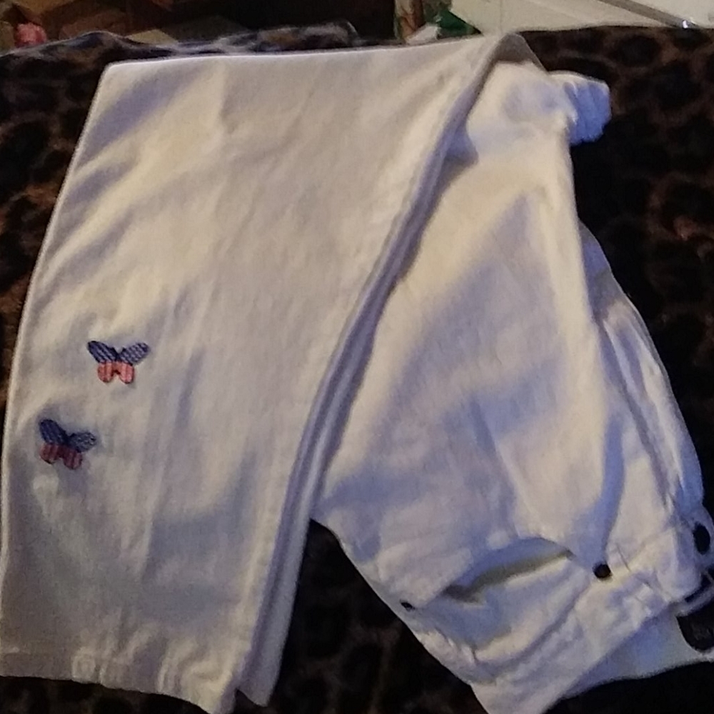 16 Jessie Lee White gorgeous stretch Jeans(bA2)